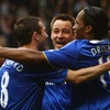 Villas-Boas đang hy vọng vào bộ ba Drogba-Lampard-Terry. (Nguồn: Getty Images)