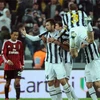 Niềm vui của các cầu thủ Juventus. (Nguồn: Getty Images)