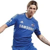 Torres trong trang phục thi đấu mới của Chelsea. (Nguồn: soccerlens.com)
