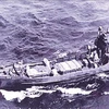 Một chiếc tàu không số trên hành trình vận chuyển vũ khí vào chiến trường miền Nam (ảnh tư liệu) 