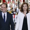 Valerie sánh bước bên tân Tổng thống Pháp, Hollande. (Nguồn: Reuters)
