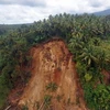 Hiện trường 1 vụ lở đất. (Nguồn: AFP)