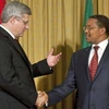 Thủ tướng Canada Stephen Harper và Tổng thống Tanzania Jakaya Kikwete. (Nguồn: cbc.ca)