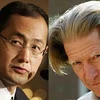 Nhà khoa học Shinya Yamanaka của Nhật Bản và John B. Gurdon của Anh. (Nguồn: AFP)