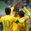 Kaka và Neymar ngày càng ăn ý. (Nguồn: AP)