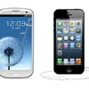 Galaxy S III và iPhone 5. (Nguồn: asia.cnet.com)