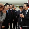 Tổng thống Lee Myung-bak tại Campuchia. (Nguồn: yonhapnews.co.kr)