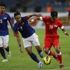 Trận đấu giữa Singapore và Malaysia. (Nguồn: AFP)
