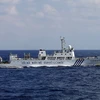Tàu Trung Quốc xuất hiện tại vùng đảo tranh chấp với Nhật Bản. (Nguồn: AFP/TTXVN)