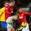 Wayne Rooney lập cú đúp vào lưới Southampton. (Nguồn: Getty Images)