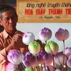 Làng nghề hoa giấy Thanh Tiên.