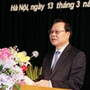 Phó Thủ tướng Vũ Văn Ninh đến dự và phát biểu tại buổi lễ. (Ảnh: Lâm Khánh/TTXVN)