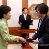 Tổng thống Park Geun-hye bổ nhiệm bà Yoon Jin-sook làm người đứng đầu Bộ Hàng hải và Nghề cá. (Nguồn: yonhapnews.co.kr)