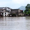 Mưa lớn gây ngập ở Trung Quốc. (Nguồn: chinadaily.com.cn)