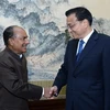 Thủ tướng Trung Quốc Lý Khắc Cường tiếp Bộ trưởng Quốc phòng Ấn Độ A.K. Antony. (Nguồn: Xinhua)