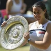 Marion Bartoli lên ngôi Wimbledon. (Nguồn: AP)