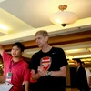 Cận cảnh buổi họp báo đầu tiên của Arsenal tại VN