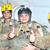 Nữ lính dù Pakistan. (Nguồn: nation.com.pk)