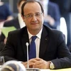 Tổng thống Pháp François Hollande tham dự hội nghị. (Nguồn: AP) 