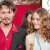 Johnny Depp và bạn gái Vanessa Paradis. (Nguồn: Internet)