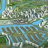 Phối cảnh tổng thể hướng Tây đô thị Ecopark. (Nguồn: Internet)