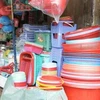 Đồ nhựa gia dụng Việt Nam được người dân Campuchia ưa chuộng. (Nguồn: Internet)