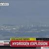 Toàn cảnh nhà máy điện hạt nhân Fukushima Số 1 sau khi xảy ra vụ nổ ngày 14/3 vừa qua. (Ảnh: THX/TTXVN)