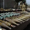Vũ khí và đạn dược của Taliban bị quân đội Pakistan tịch thu. Ảnh minh họa. (Nguồn: Getty)