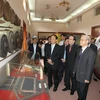 Tổng Bí thư Nguyễn Phú Trọng thăm Bảo tàng Quang Trung. (Ảnh: Trí Dũng/TTXVN)