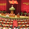 Lễ bế mạc Hội nghị lần thứ năm Ban Chấp hành Trung ương Đảng Cộng sản Việt Nam ( khóa XI ). (Ảnh: Trí Dũng/TTXVN)
