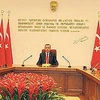 Cuộc họp của Hội đồng quân sự tối cao dưới sự lãnh đạo củaThủ tướng Erdogan, diễn ra 4 ngày tại trụ sở Bộ Tổng tham mưu Thổ Nhĩ kỳ. (Nguồn: Today's Zaman)