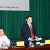 Chủ nhiệm Ủy ban Khoa học, Công nghệ và Môi trường của Quốc hội Phan Xuân Dũng phát biểu tại phiên họp. (Ảnh: An Đăng/TTXVN)