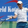 Đỗ Minh Quân - tay vợt số một Việt Nam và hiện đang là Đương kim vô địch của giải đấu này. (Ảnh: Quang Nhựt/TTXVN)