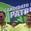 Tổng thống Ecuador Rafael Correa và ứng cử viên Phó tổng thống Ecuador Jorge Glas (Nguồn: Reuters)