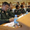 Các sy quan Myanmar. (Nguồn: timeslive.co.za)