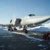 máy bay ném bom tầm xa Tu-22M3. (Nguồn: Russiandefpolicy.files.wordpress.com) 