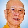 Đại lão hòa thượng Thích Từ Nhơn - Phó Chủ tịch thường trực Hội đồng trị sự Giáo hội Phật giáo Việt Nam. (Ảnh: TTXVN phát)