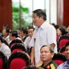 Ông Nguyễn Văn Tiên, đại biểu Quốc hội tỉnh Tiền Giang phát biểu ý kiến. (Ảnh: Lâm Khánh/TTXVN)