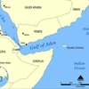 Vịnh Aden - "điểm nóng" của nạn cướp biển. (Ảnh: en.wikipedia.org)