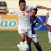 Trọng Hoàng (8), tiền vệ tiềm năng nhất của lứa cầu thủ trẻ của bóng đá Việt Nam thời điểm này. (Ảnh: TT&VH)