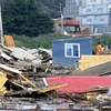 Cảnh tàn phá do sóng thần gây ra ở San Antonio, Valparaiso, Chile, sau trận động đất kinh hoàng. (Ảnh minh họa: AFP/TTXVN) 