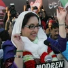 Bà Benazir Bhutto trong chiến dịch vận động tranh cử ở Rawalpindi, ngay trước khi vụ đánh bom xảy ra. (Nguồn: AFP/TTXVN) 