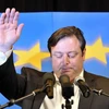Lãnh đạo N-VA Bart De Wever tại Brussels ngày 13/6. (Nguồn: AFP/TTXVN)