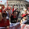 Cuộc bãi công của người dân lao động Italy ngày 25/6 nhằm chống lại biện pháp kinh tế của chính phủ. (Nguồn: Reuters)