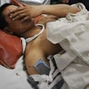Một công nhân, bị thương trong một vụ tai nạn hầm mỏ ở miền đông Trung Quốc, được điều trị tại bệnh viện. (Nguồn: THX/ TTXVN)
