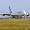 Chiếc Airbus A380. (Nguồn: AFP/TTXVN)