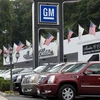 Xe ôtô của hãng GM được bán tại Martin Cadillac ở Yonkers, New York ngày 3/8. (Nguồn: AFP/TTXVN)