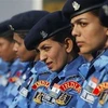 Các nữ cảnh sát Ấn Độ thuộc lực lượng gìn giữ hòa bình của Liên hợp quốc được cử đi làm nhiệm vụ tại Liberia. (Nguồn: Internet) 