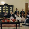 Quang cảnh buổi công bố thành lập Hội đồng hòa bình tối cao Afghanistan. (Nguồn: AFP/TTXVN)