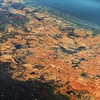 Dầu tràn trên mặt nước thuộc bờ biển ở Grand Isle, Louisiana hồi tháng 6. (Nguồn: AFP/TTXVN)